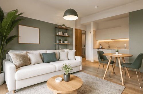 intérieur d'appartement neuf