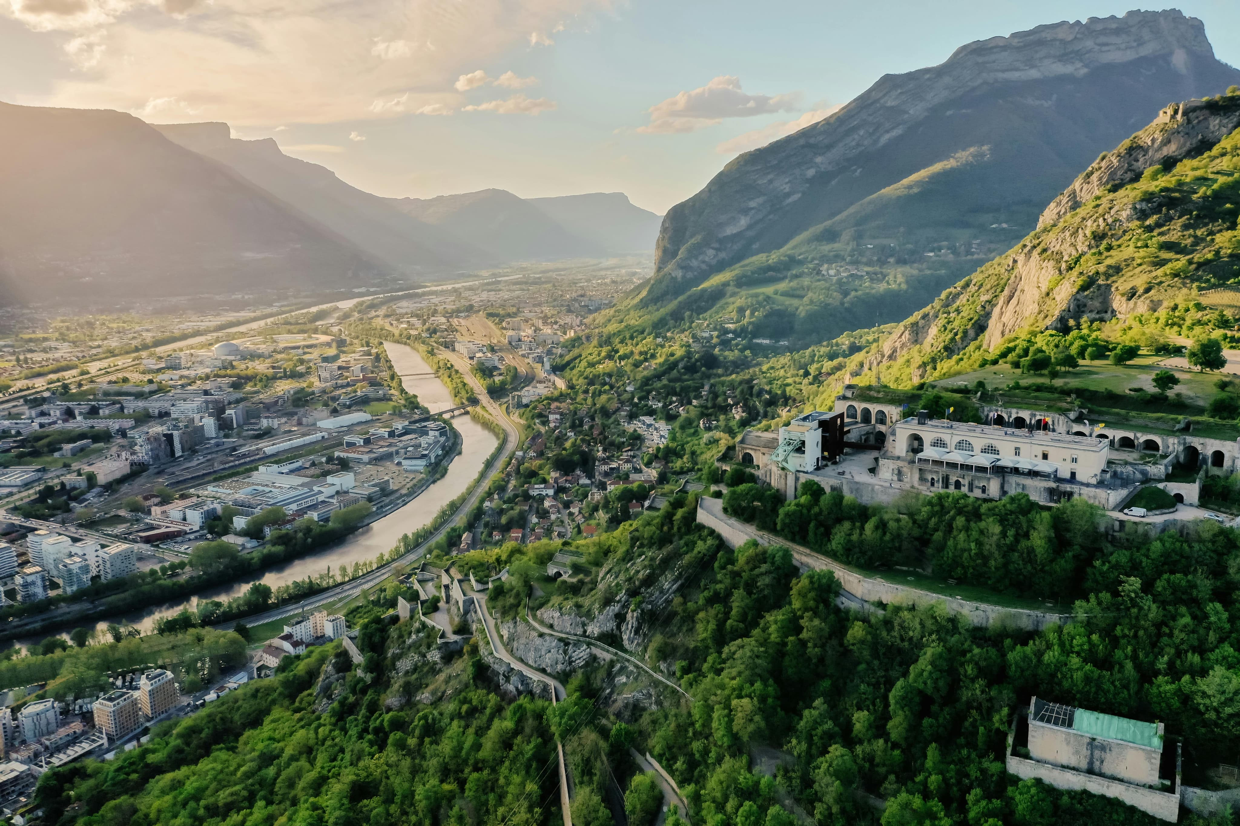 Photo de la ville de Grenoble.