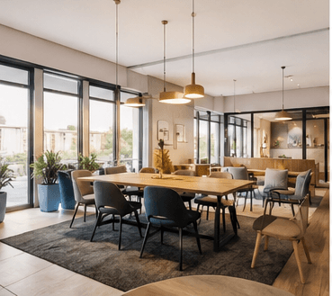 intérieur d'appartement moderne 