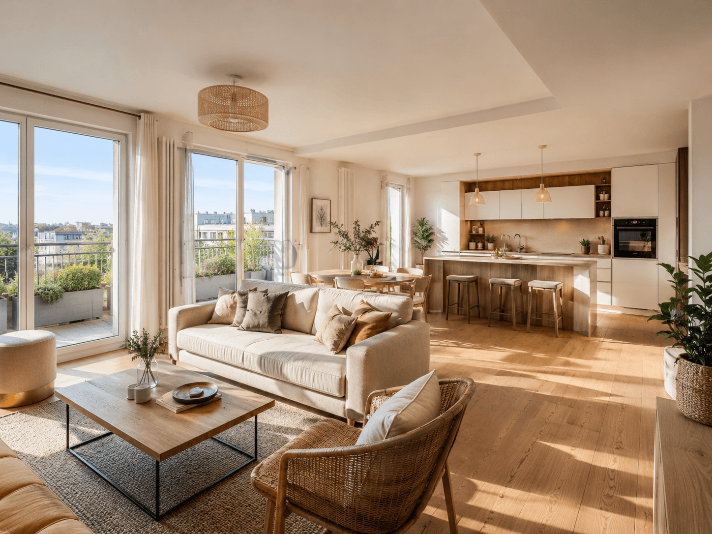 intérieur d'appartement neuf