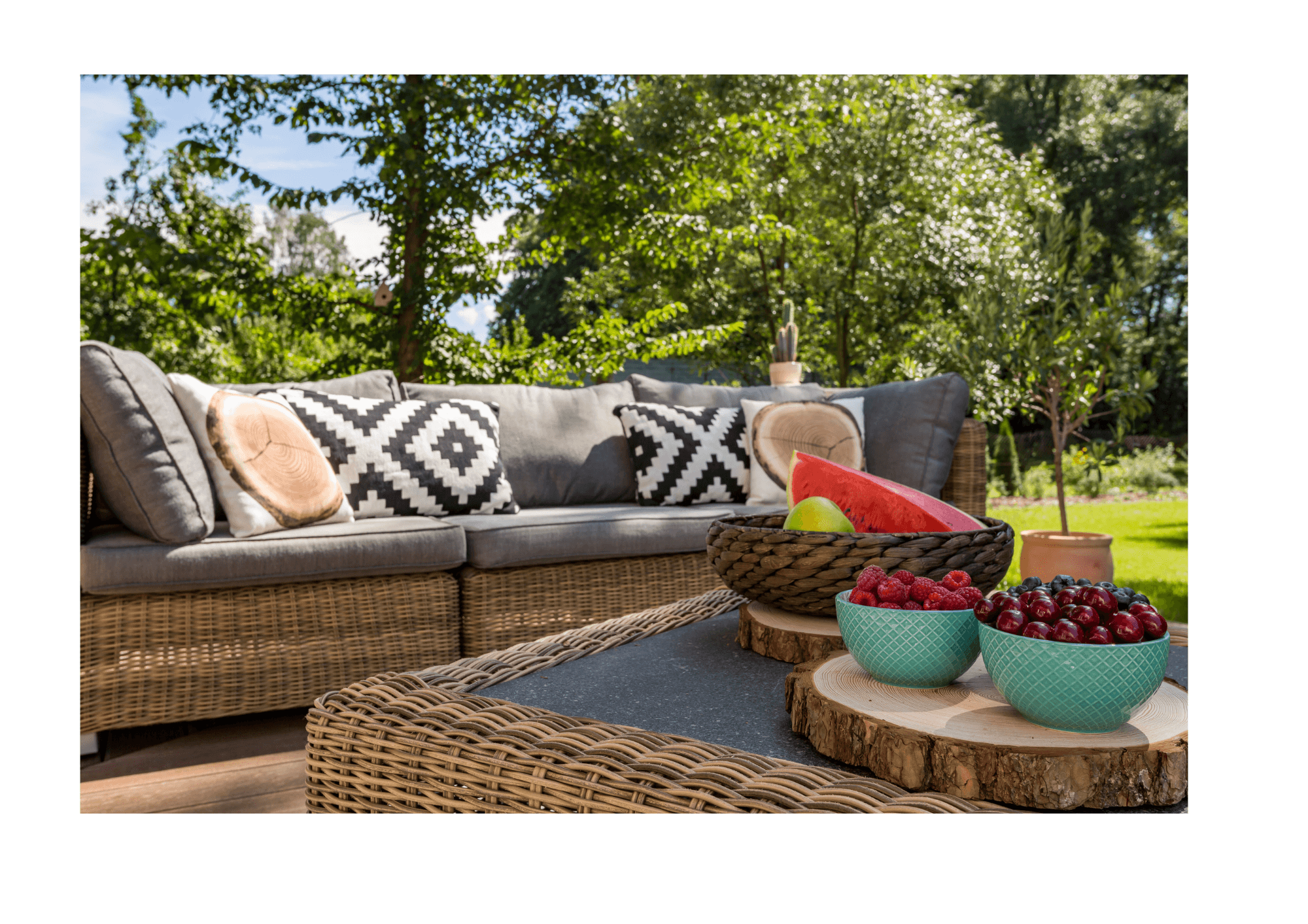 jardin détente immobilier neuf