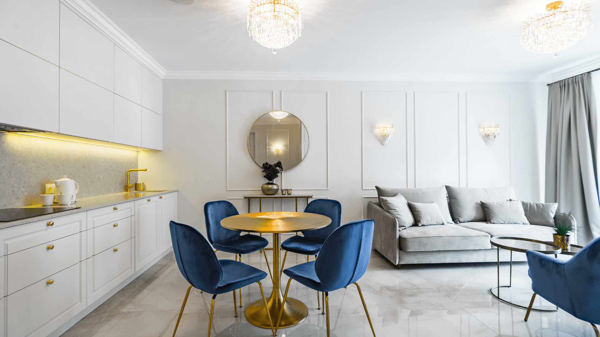 Pièce à vivre d'un appartement
