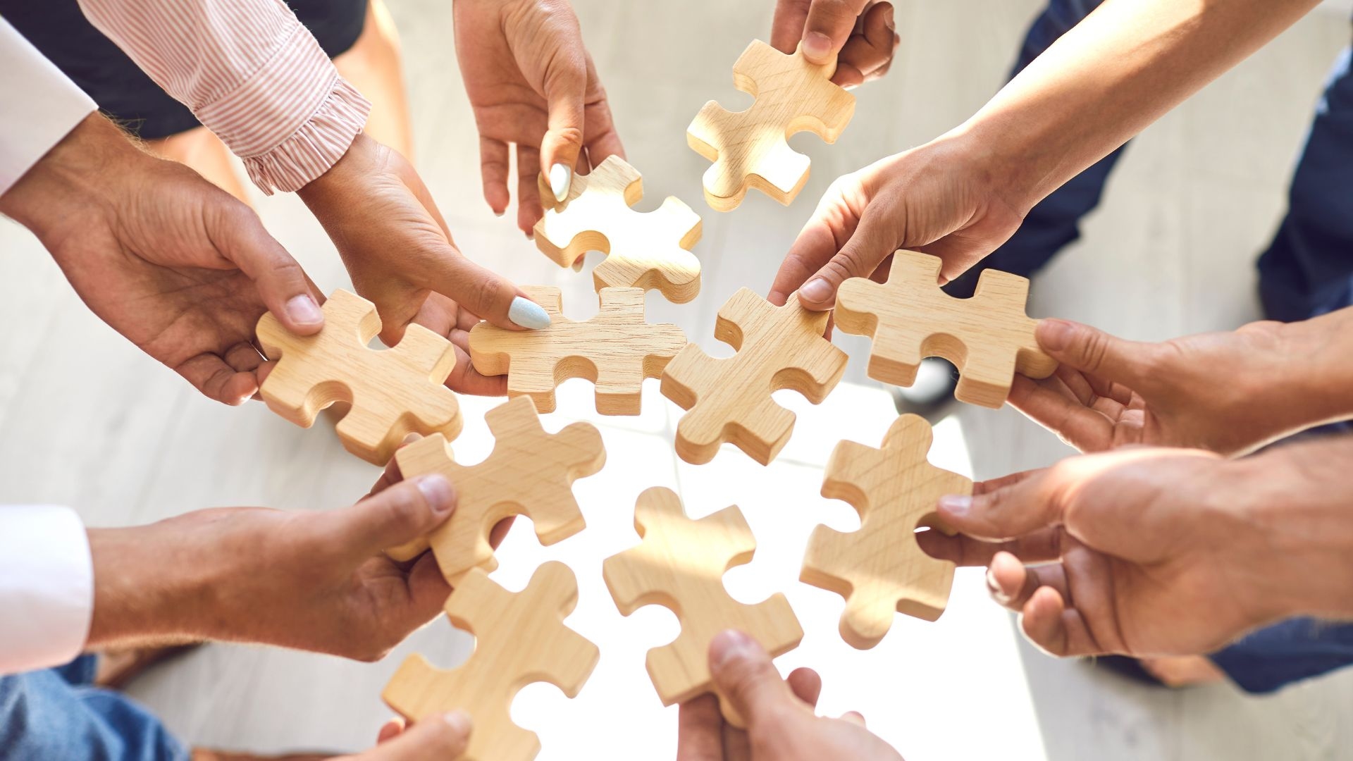 puzzle pour illustrer les valeurs