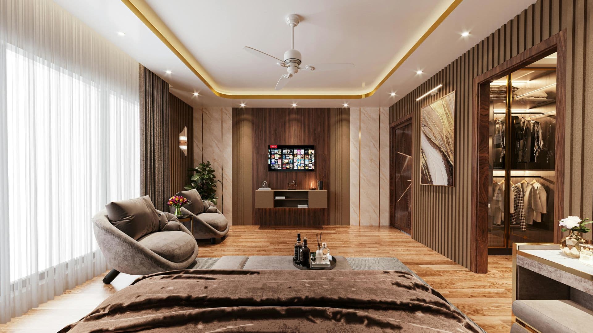 intérieur d'appartement moderne