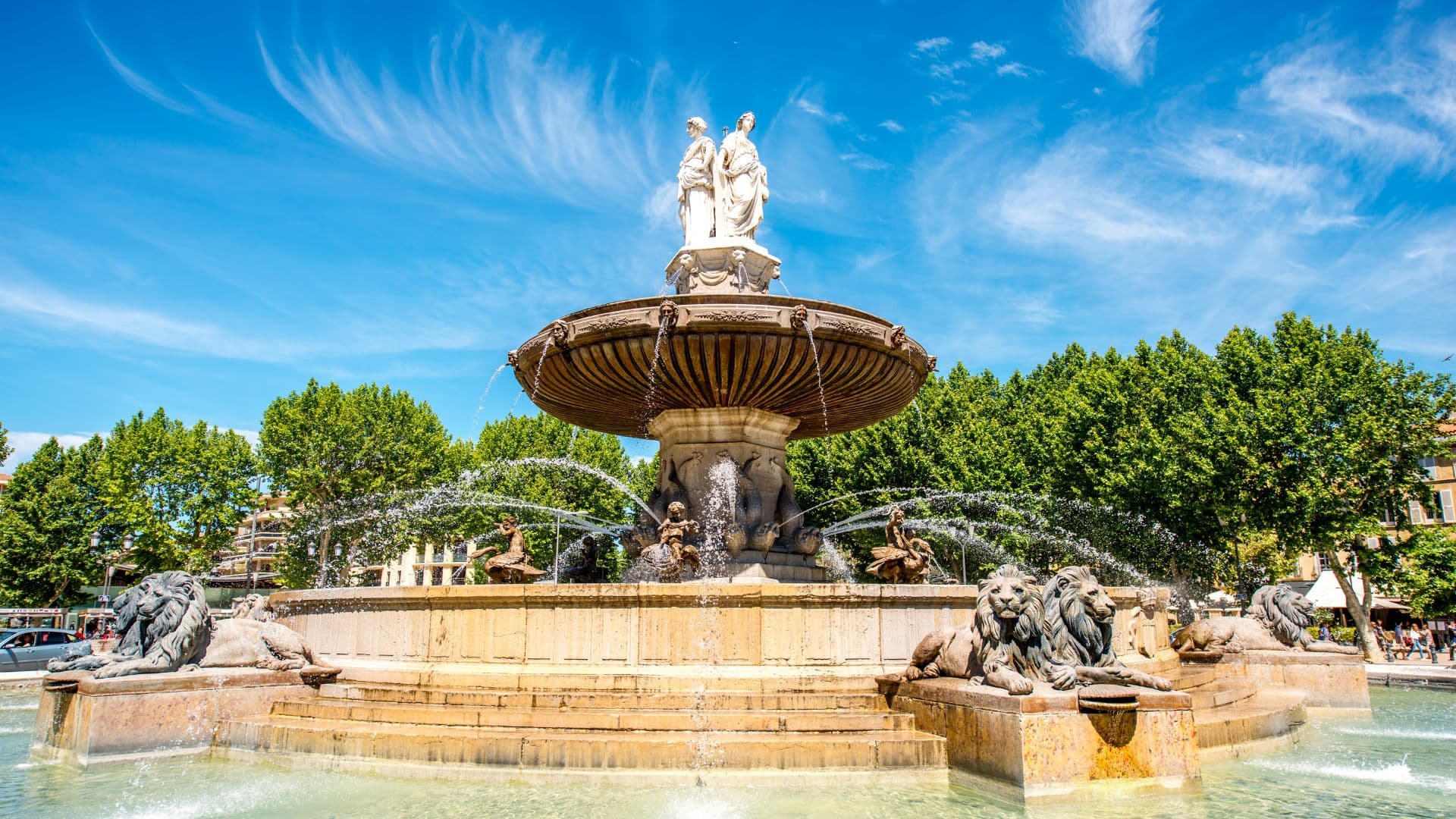 fontaine à Aix en Provence