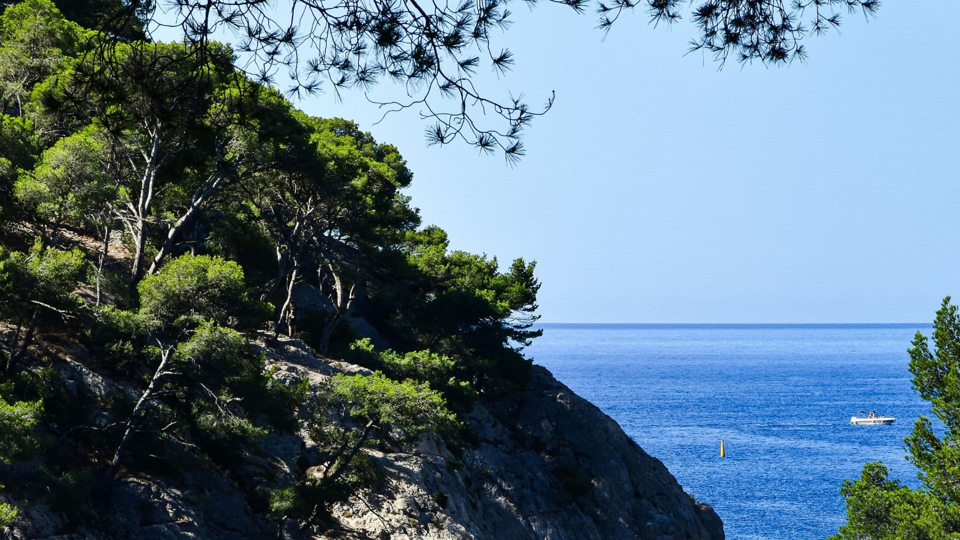 colline vue sur mer