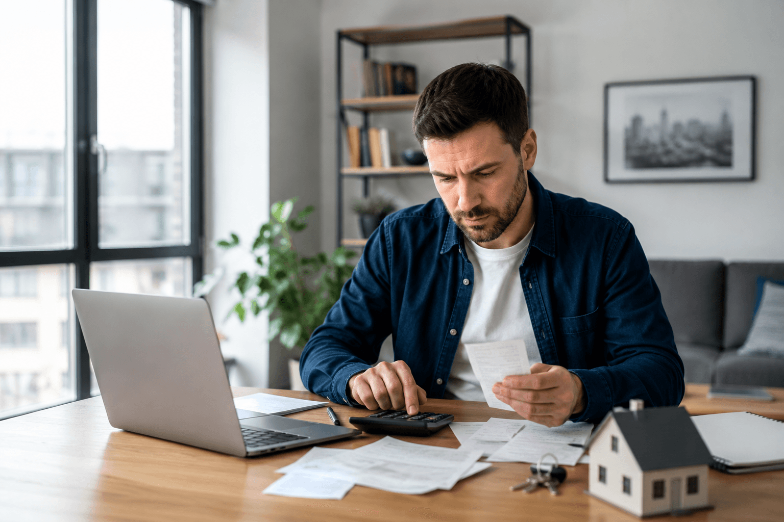 un homme qui travail